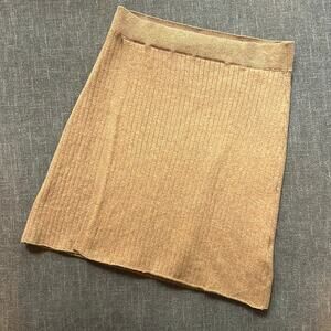 FP Free People Mod Wrap Mini Skirt Camel Color Sz SM